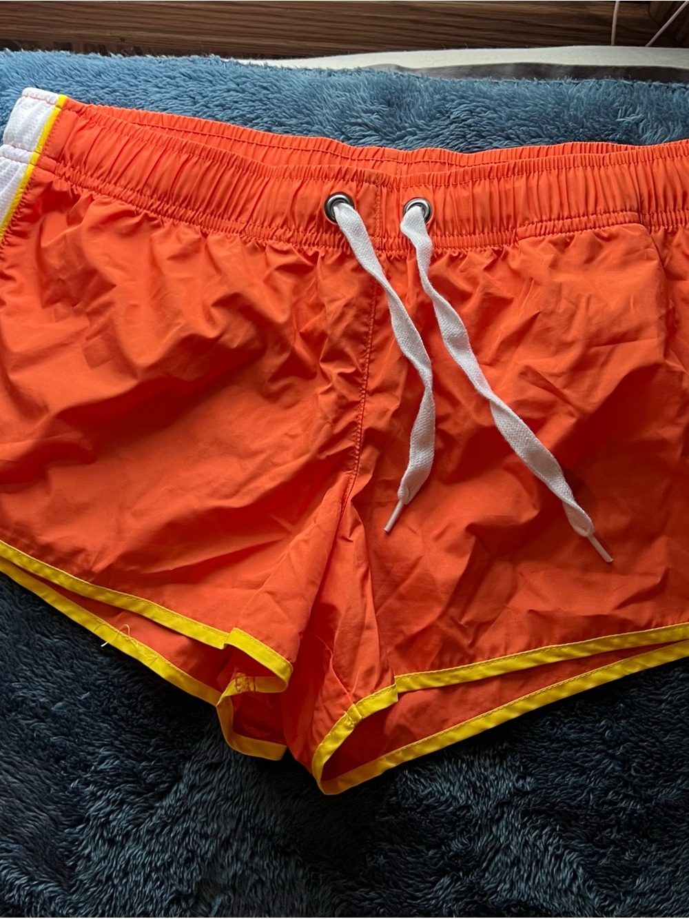 Victoria's Secret PINK Orange Drawstring Athletic Shorts Size S